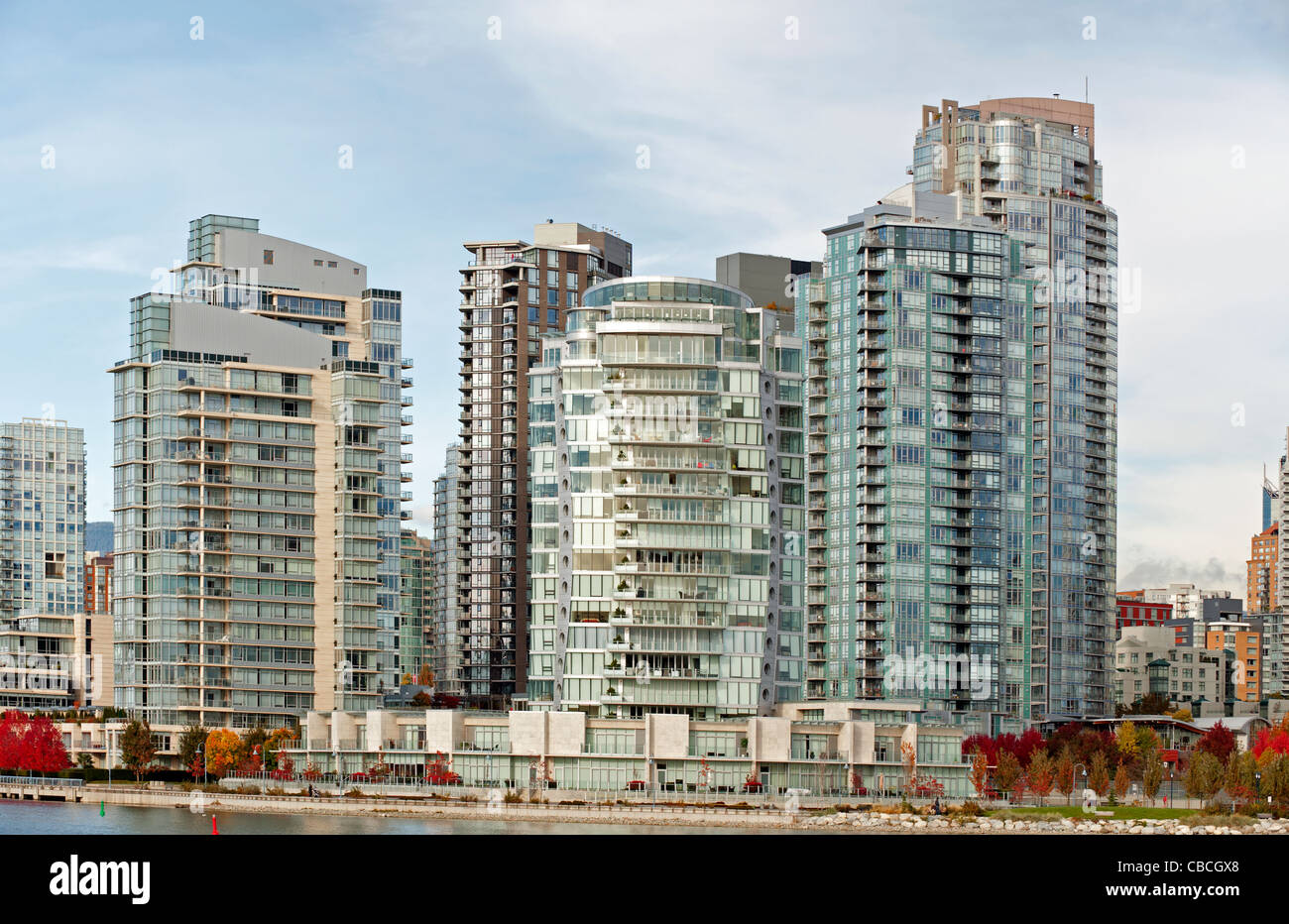 Apartment buildings at Yaletown in Vancouver Stock Photo Alamy