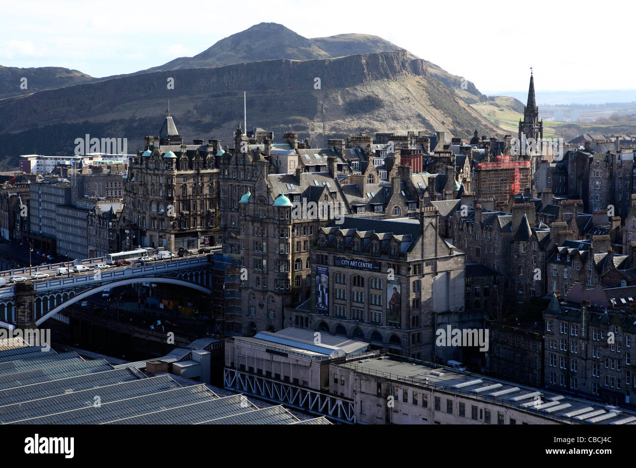 The New Town in Edinburgh, Scotland. Stock Photo