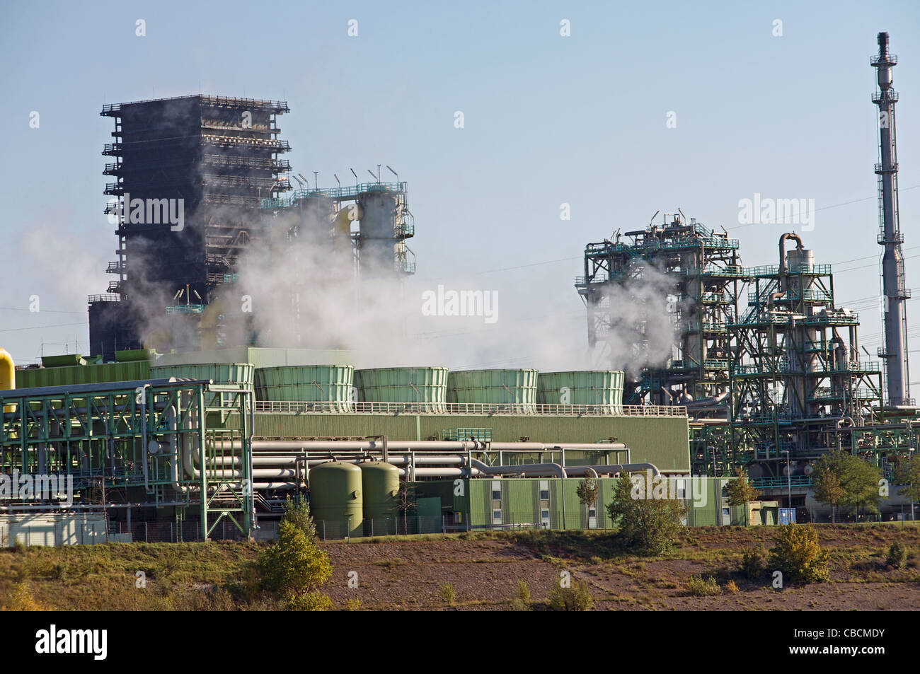 Gastreatment plant, ThyssenKrupp steel factory, Duisburg, Germany