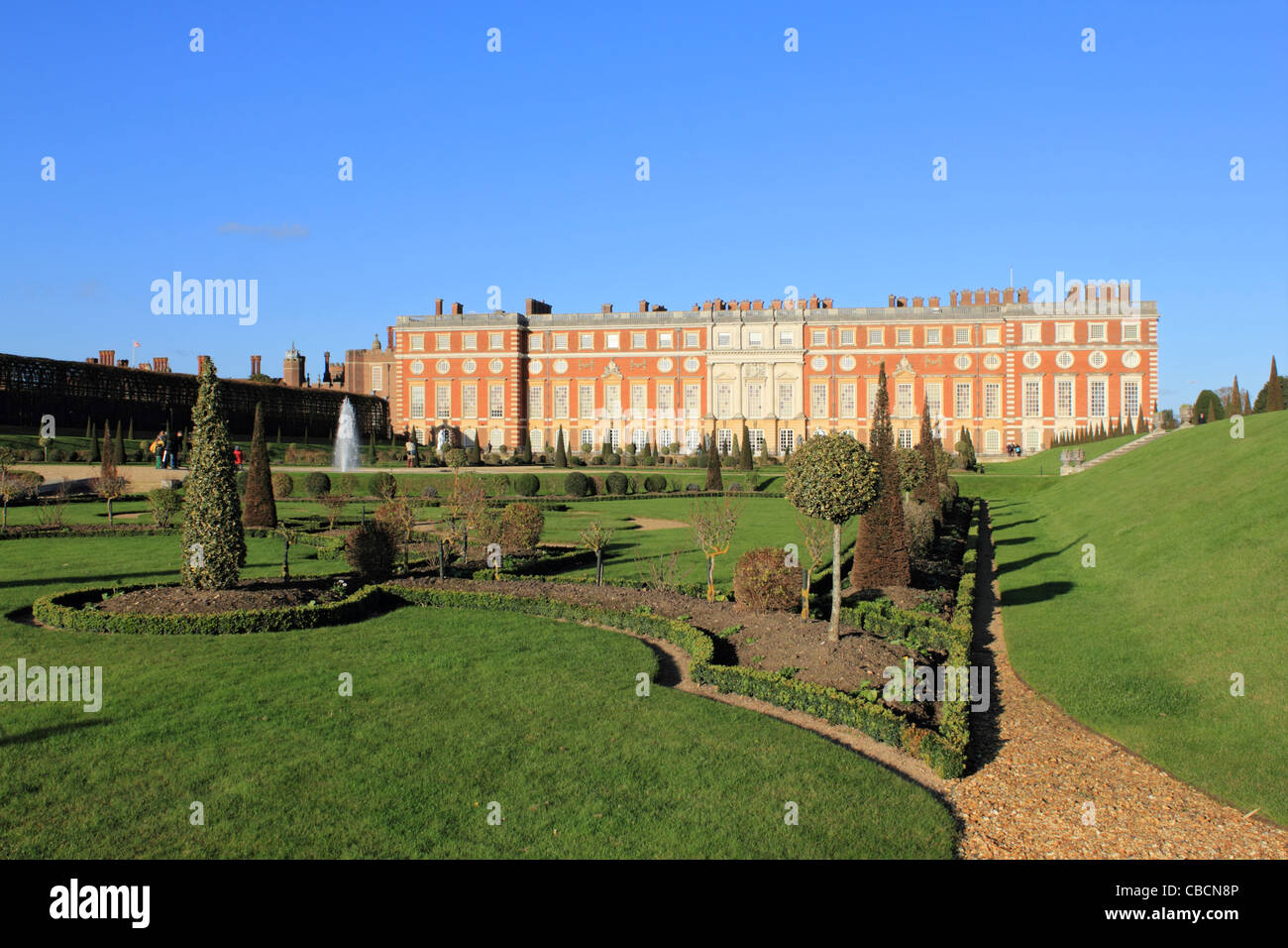 The Privy Garden at Hampton Court Palace, Molesey Surrey England UK
