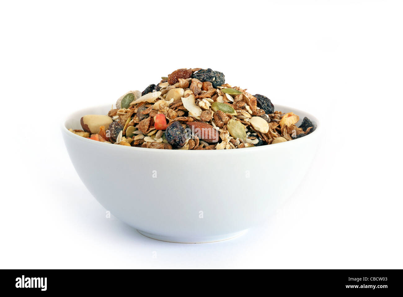 muesli bowl Stock Photo Alamy