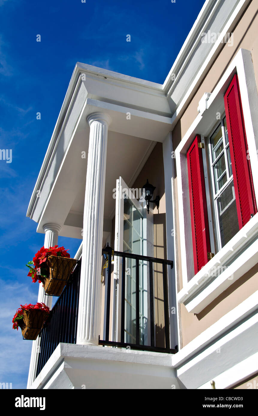 Roseau Dominica House In Colonial French Style Architecture With
