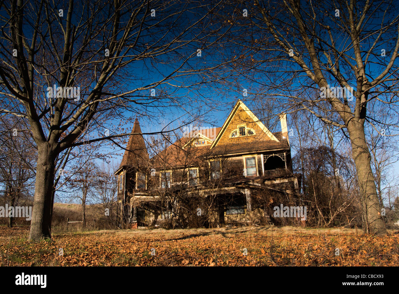 Deserted house. Stock Photo