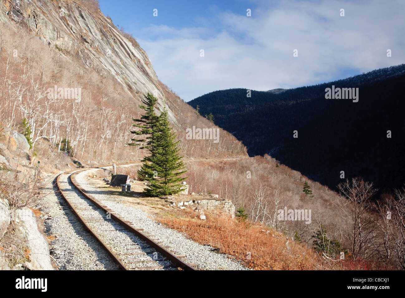 Crawford Notch State Park Site of the Mt. Willard Section House along