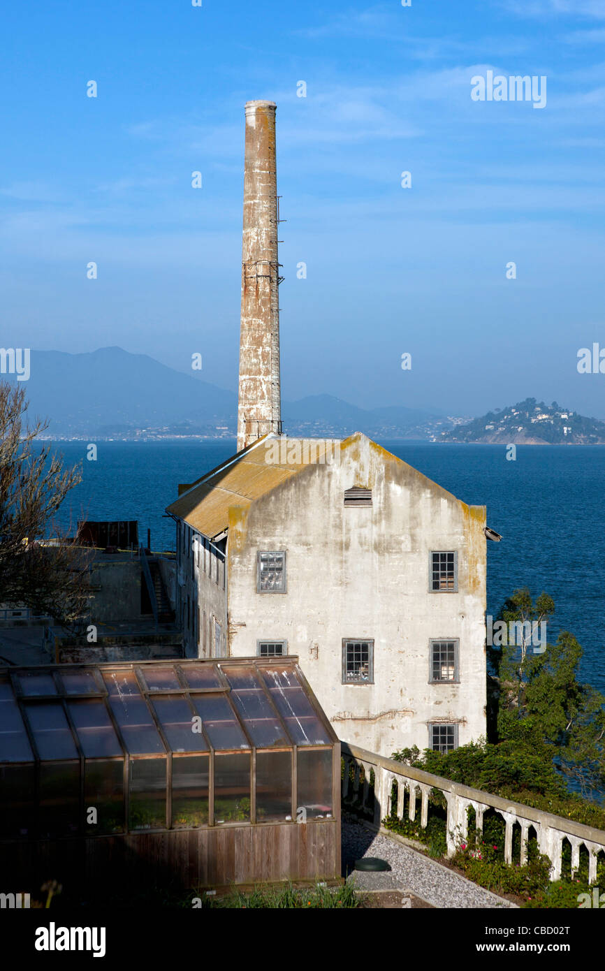 Storehouse / warehouse, Alcatraz Island, San Francisco, California, United States of America Stock Photo