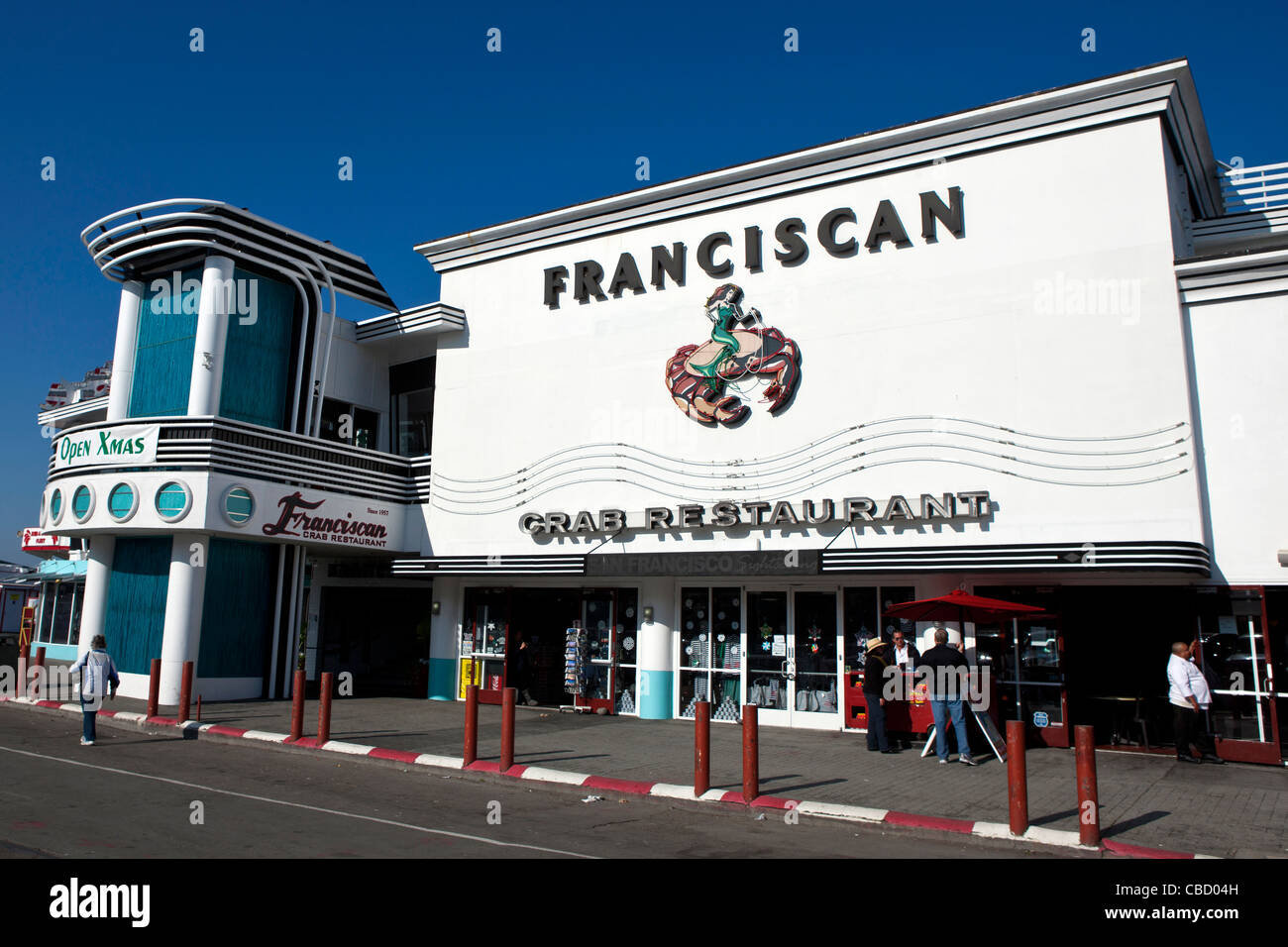 Exterior of the Franciscan Crab Restaurant, Fisherman's Wharf, San
