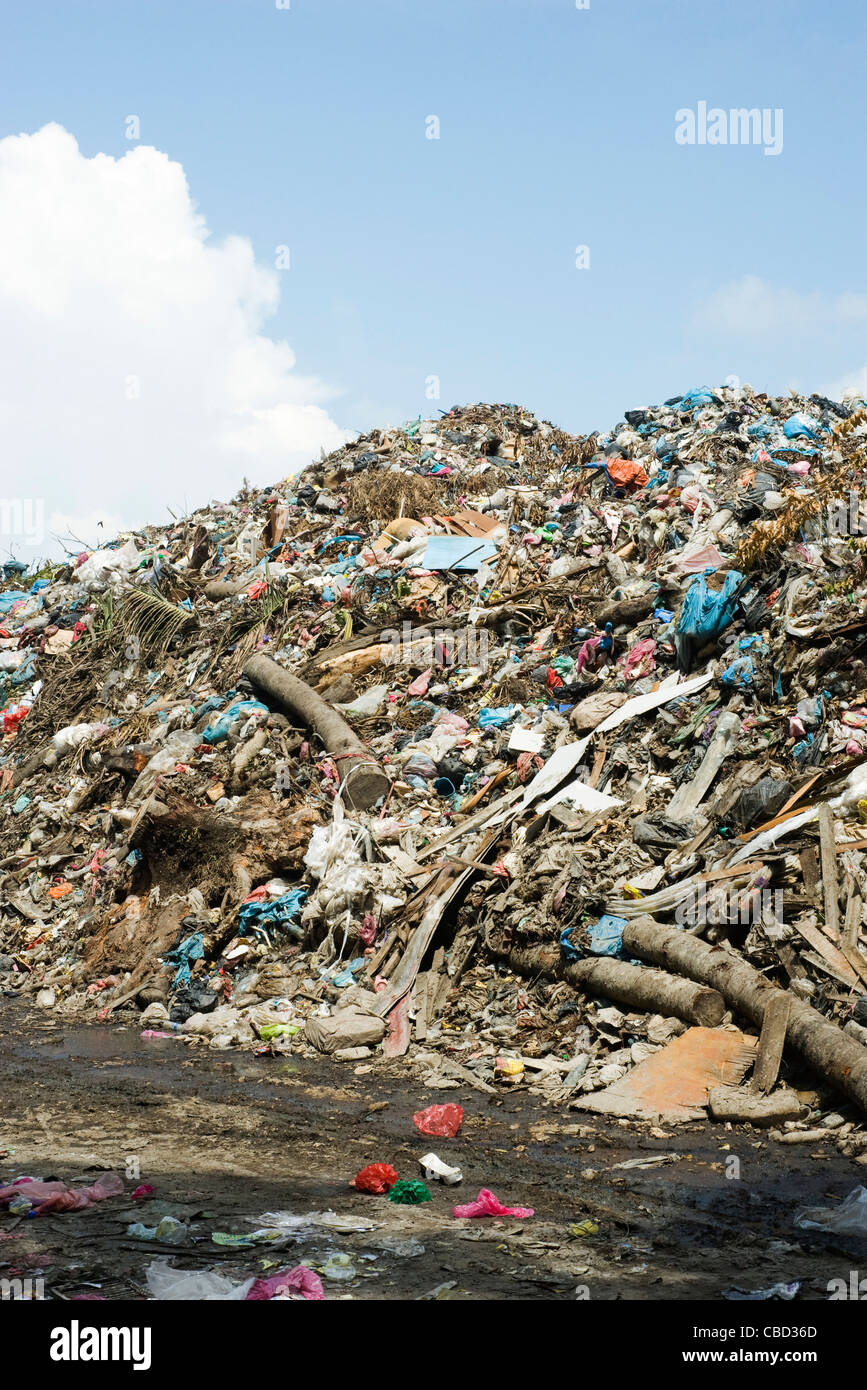 Garbage dump Stock Photo
