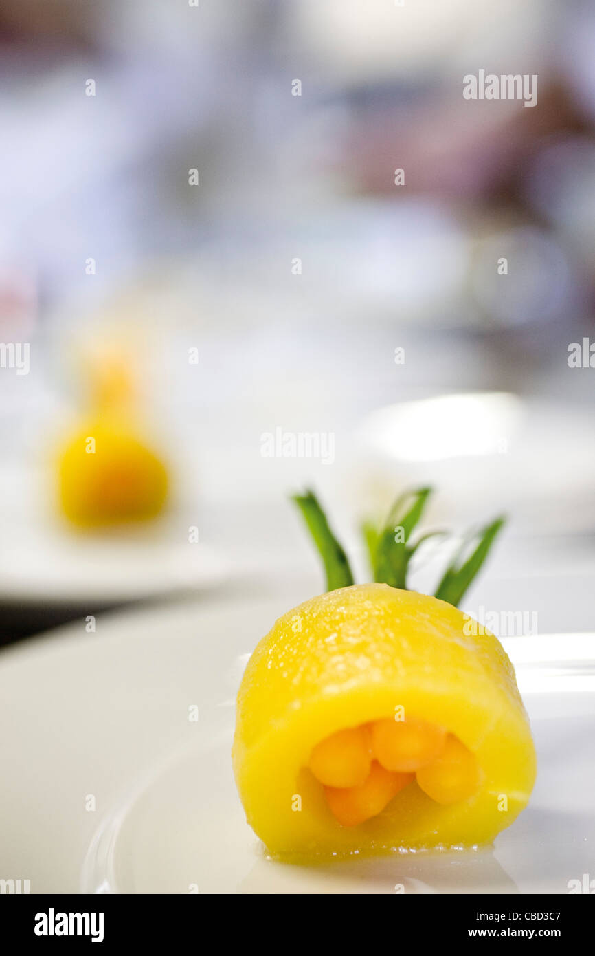 Carrot garnish Stock Photo