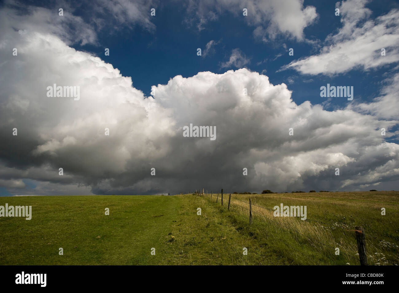 The South Downs Way near Brighton, East Sussex, UK Stock Photo