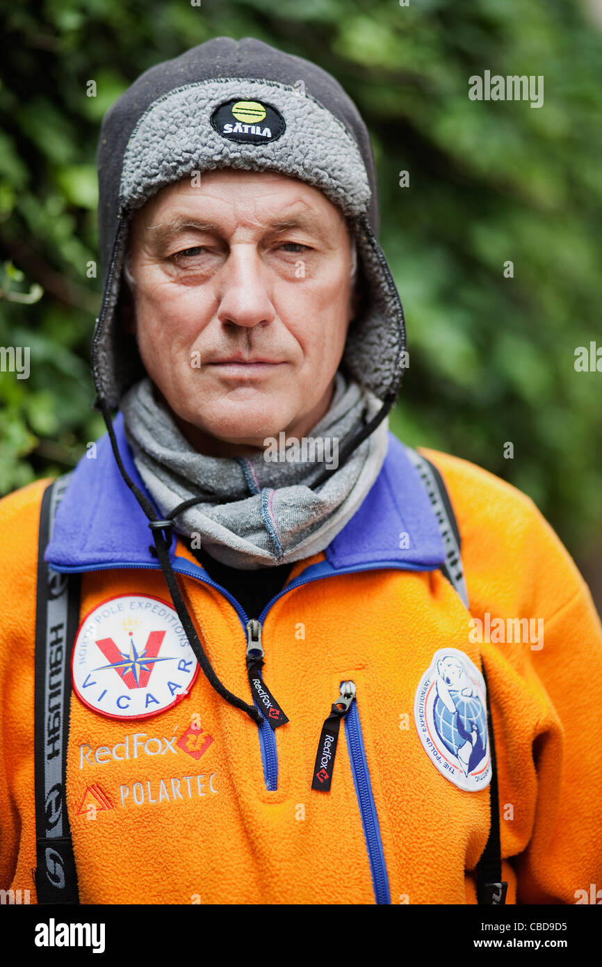 Miroslav Jakes is the first Czech who reached the North Pole on foot.(CTK Photo/Martin Sterba,Josef Horazny) Stock Photo