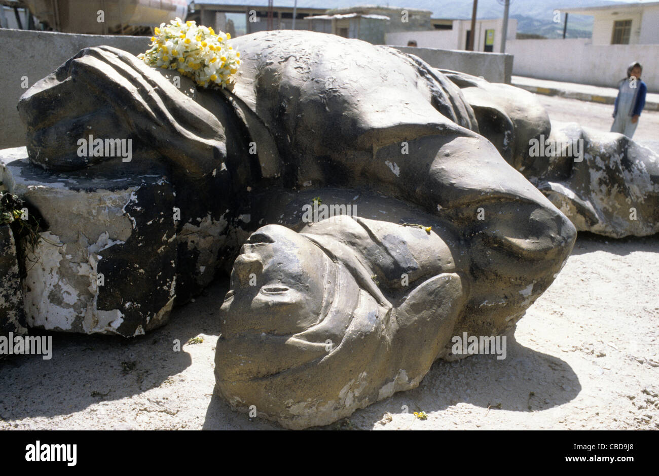 Halabja, Kurdish town bombed with chemical weapons by Saddam Hussein's forces, March 16 1988 killing more than 5,000 Iraq Kurds Stock Photo