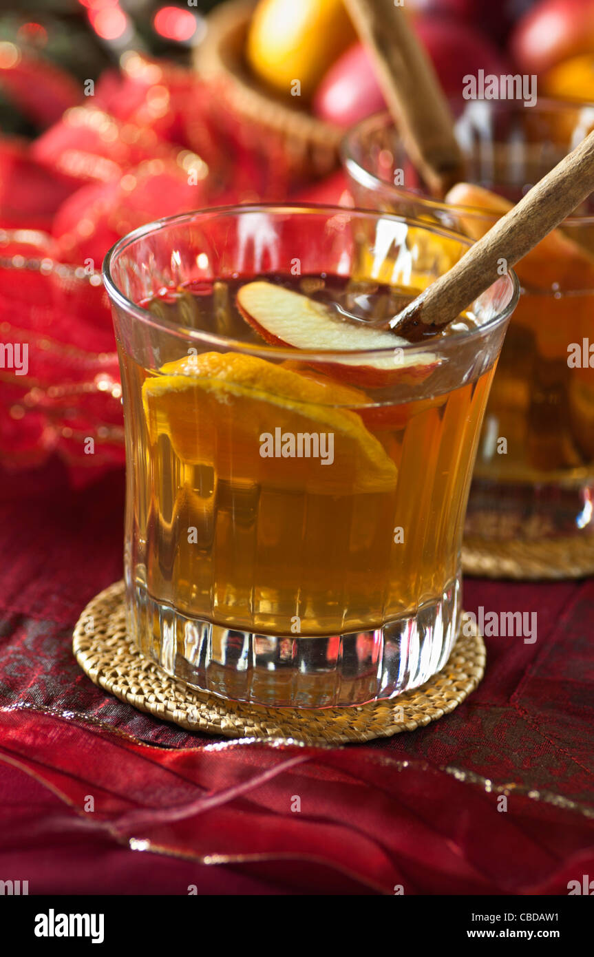 Mulled cider Stock Photo