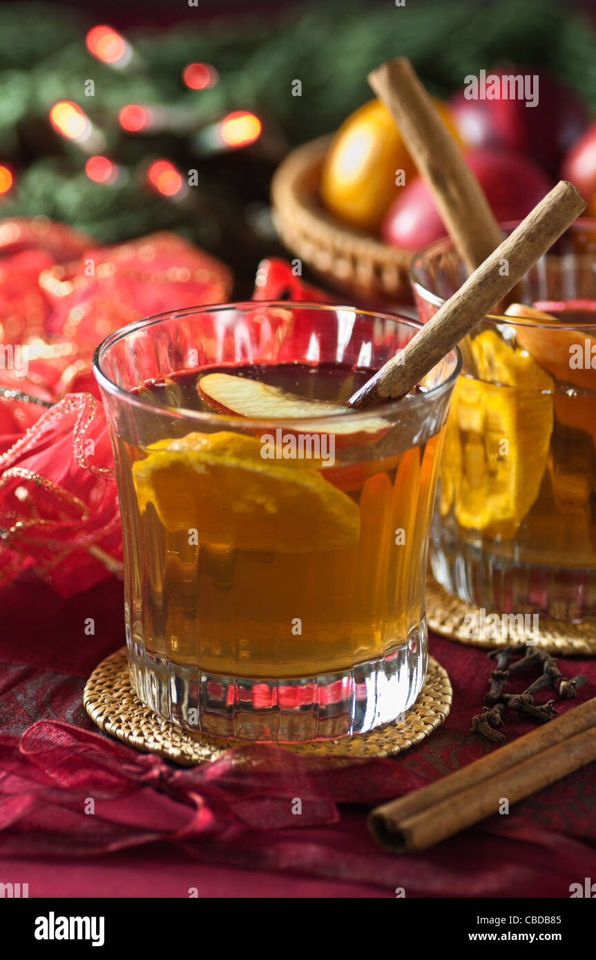 Mulled cider Stock Photo