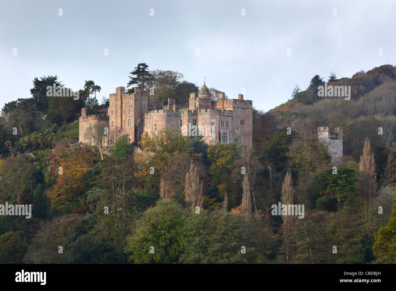 Dunster Castle in Autumn. Somerset. England. UK. Stock Photo