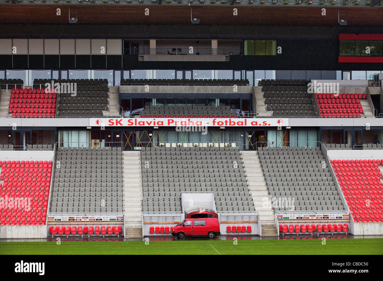 Slavia Prague soccer Stadium Eden Stock Photo - Alamy