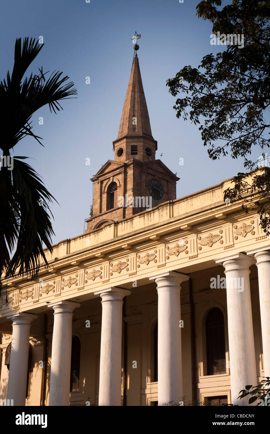 India, West Bengal, Kolkata, St John’s Church (1787) historic colonial era Calcutta architecture Stock Photo