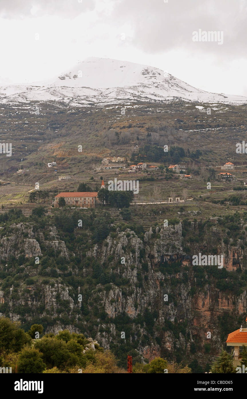 Qadisha valley, Ehden, Lebanon location of many monasteries and holy