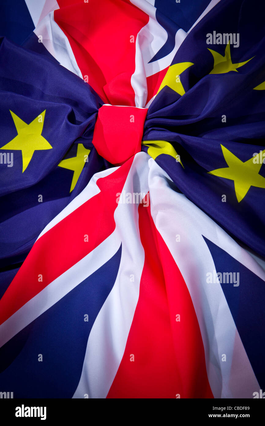 Britain in Europe - Joined Together Stock Photo