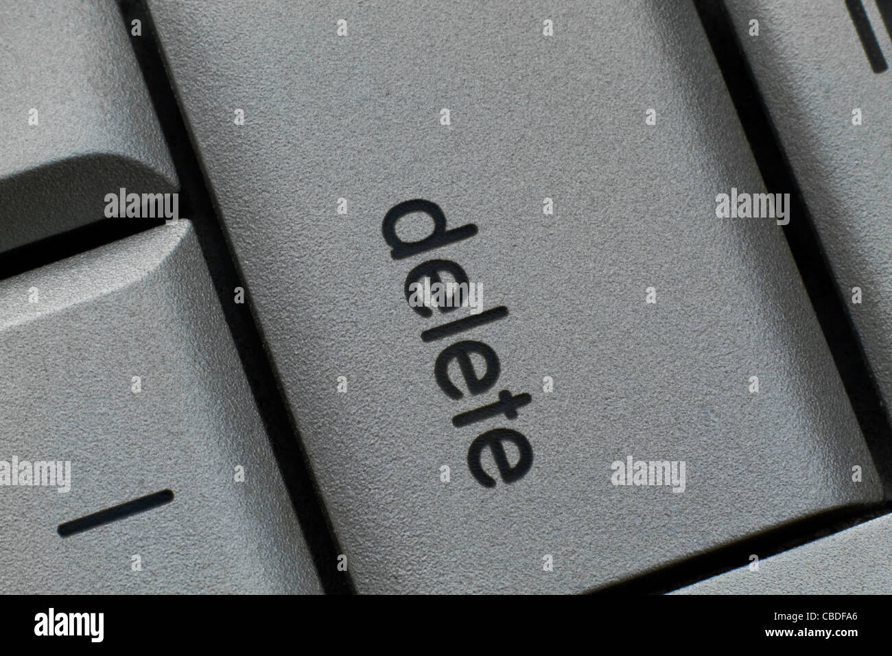 Hit Delete and start again! A close up view of a delete key on a macbook  pro keyboard Stock Photo - Alamy