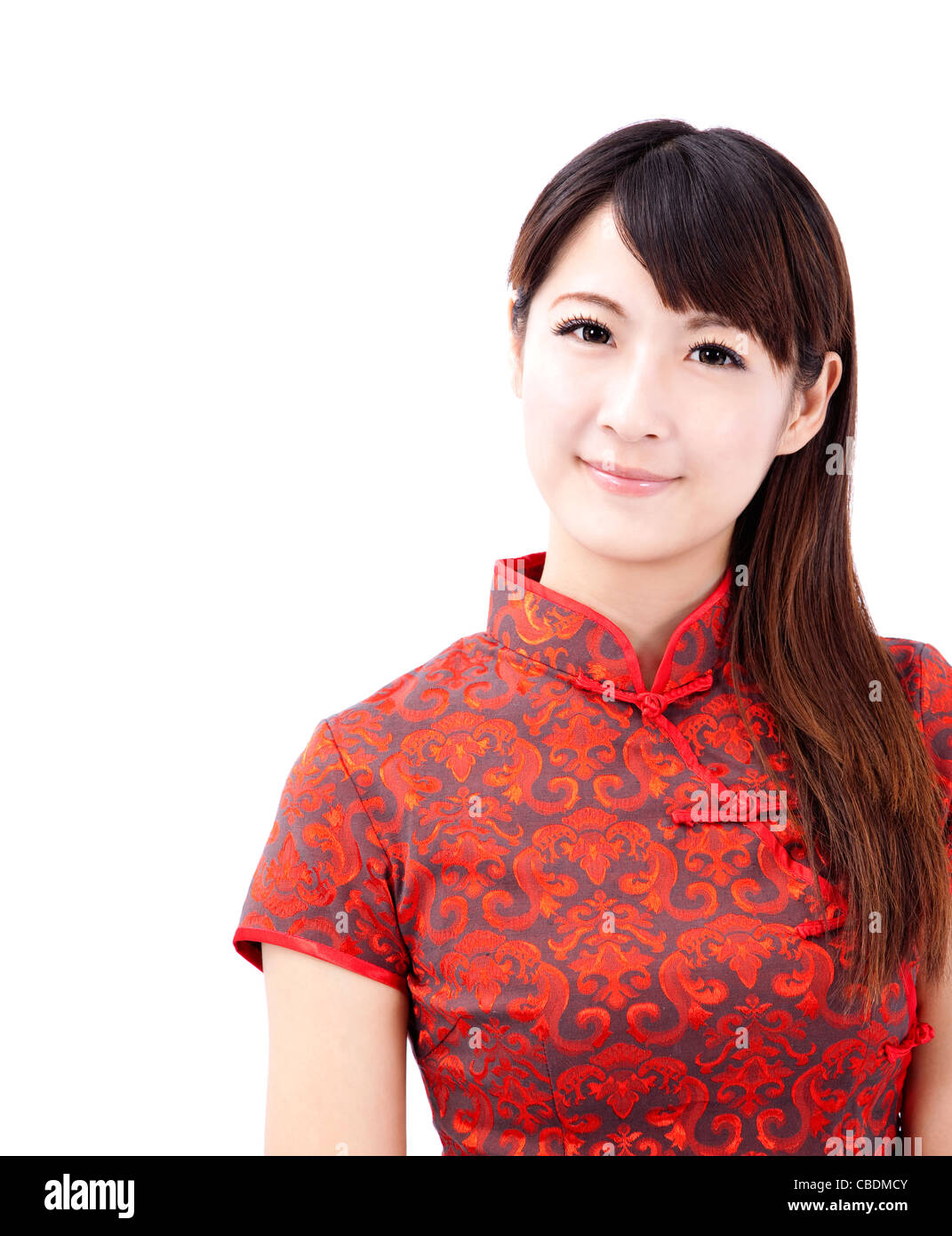 chinese young woman with tradition clothing Stock Photo Alamy