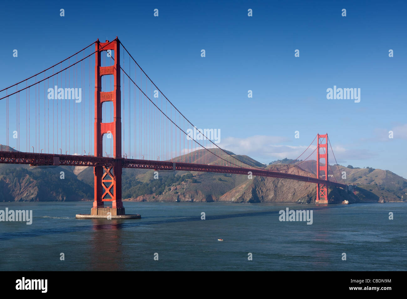 Golden Gate Bridge in San Francisco. Stock Photo