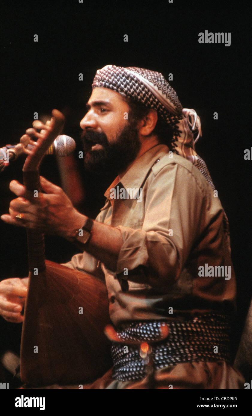 Kurdish singer Sivan (Shivan) Perwer, Kurd from Turkey, renowned among ...