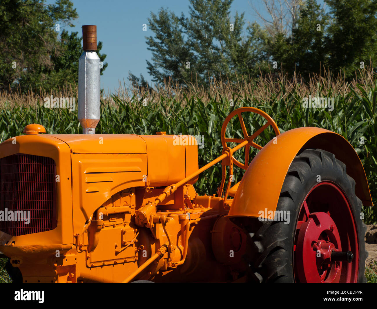 Old farm equipment on the display at the Yesteryear Farm Show in