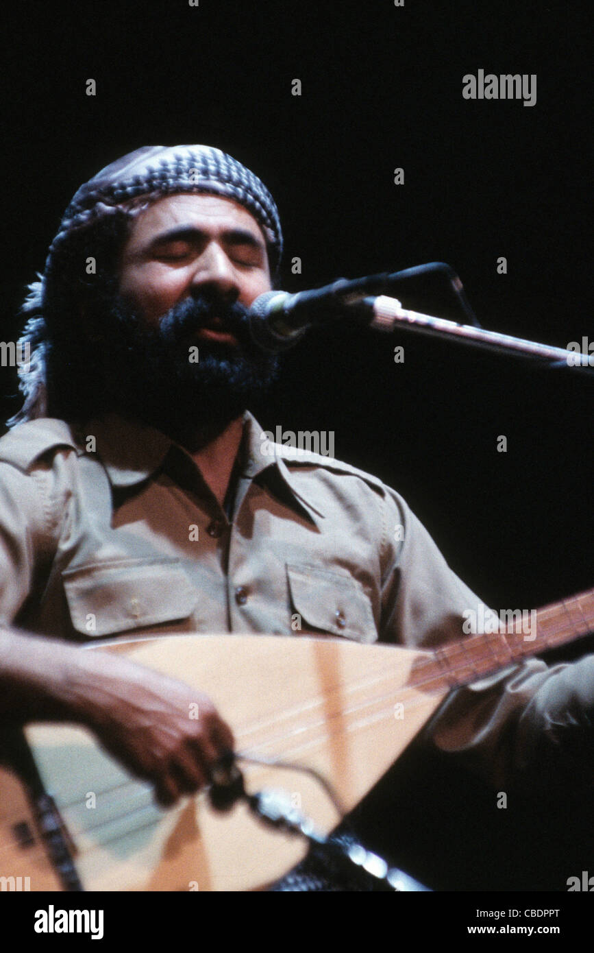 Kurdish singer Sivan (Shivan) Perwer, Kurd from Turkey, renowned among ...