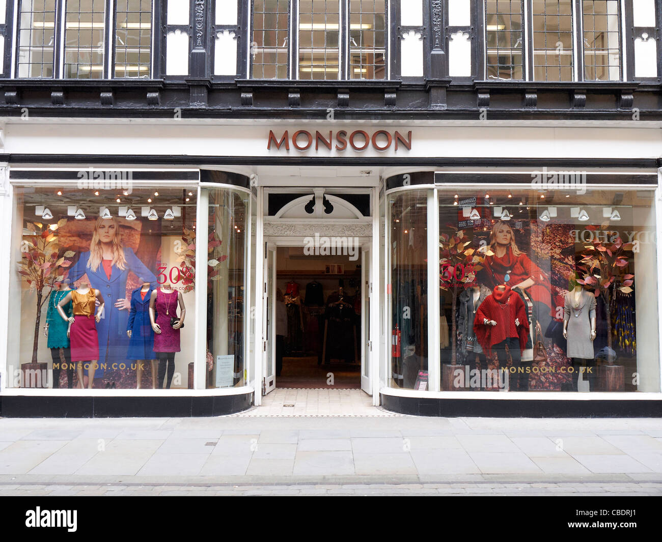 Monsoon woman fashion shop in King Street Manchester UK Stock Photo