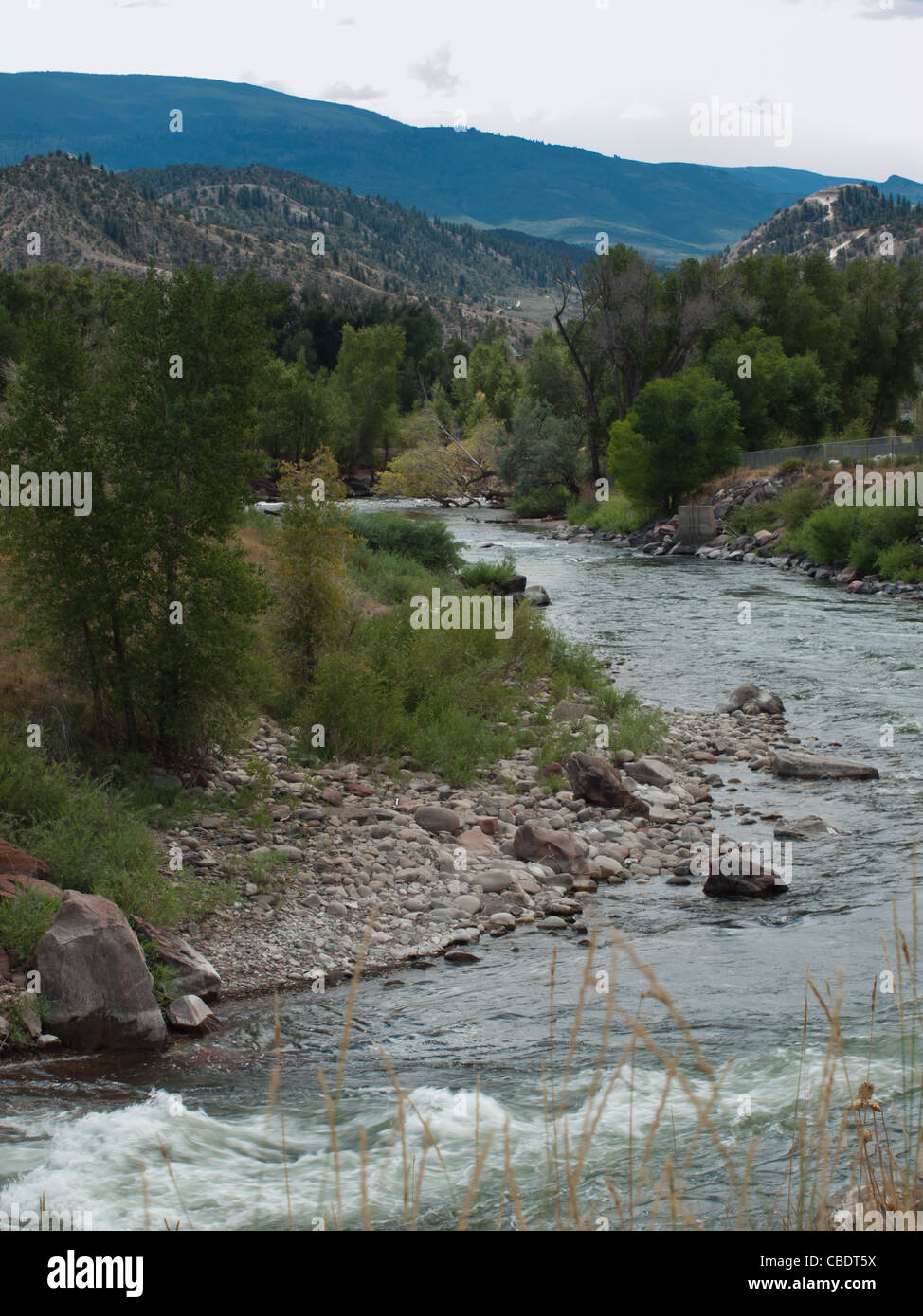 Colorado River at Eagle, Colorado Stock Photo Alamy