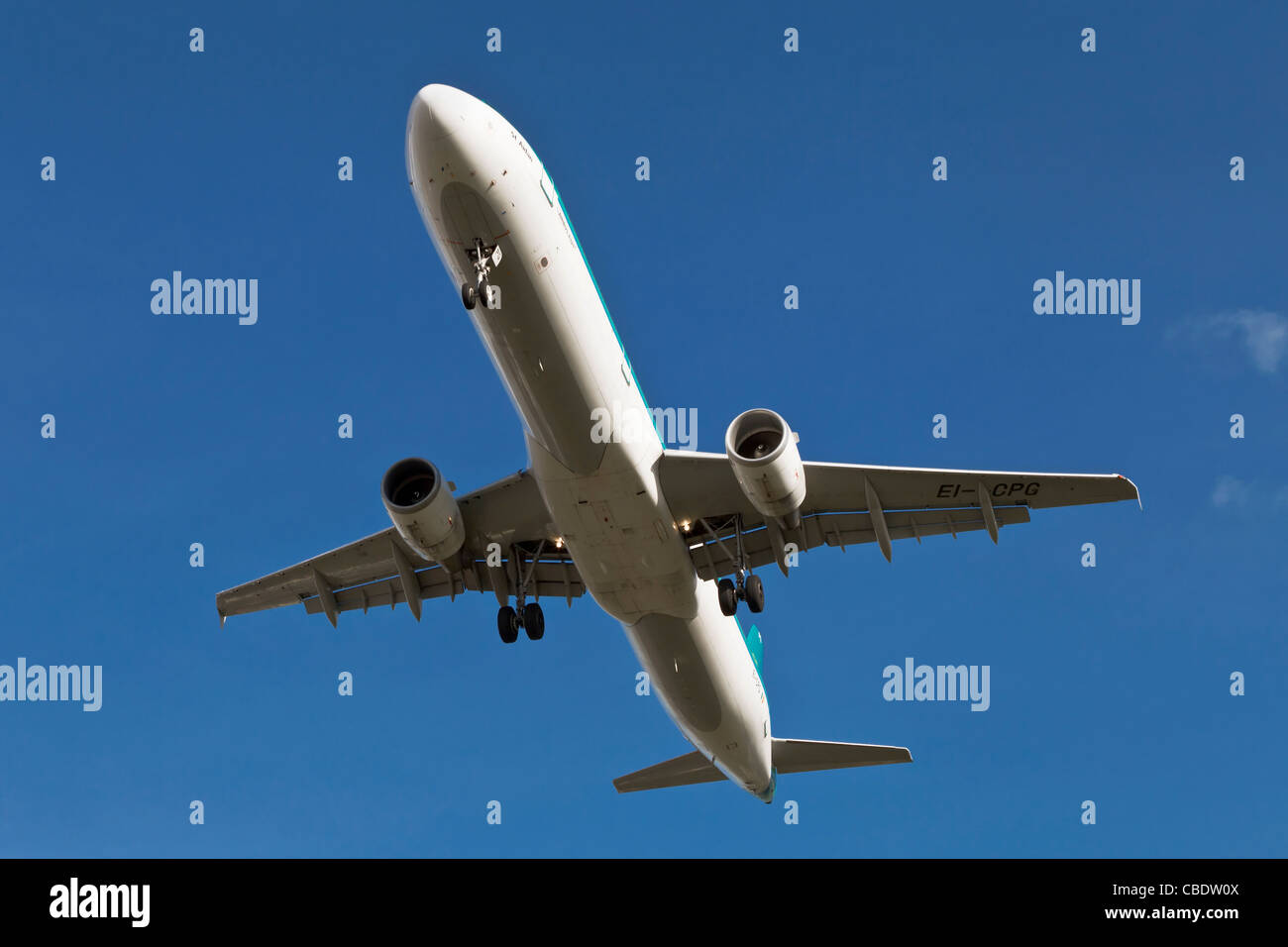 An Airbus A321 of the Irish airline Aer Lingus Stock Photo