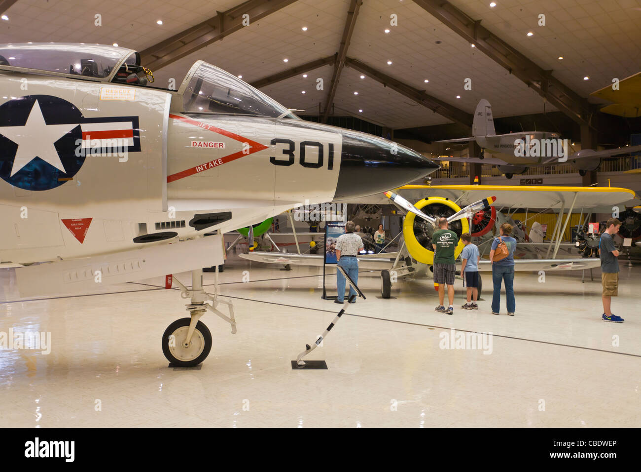 National Naval Aviation Museum in Pensacola Florida Stock Photo