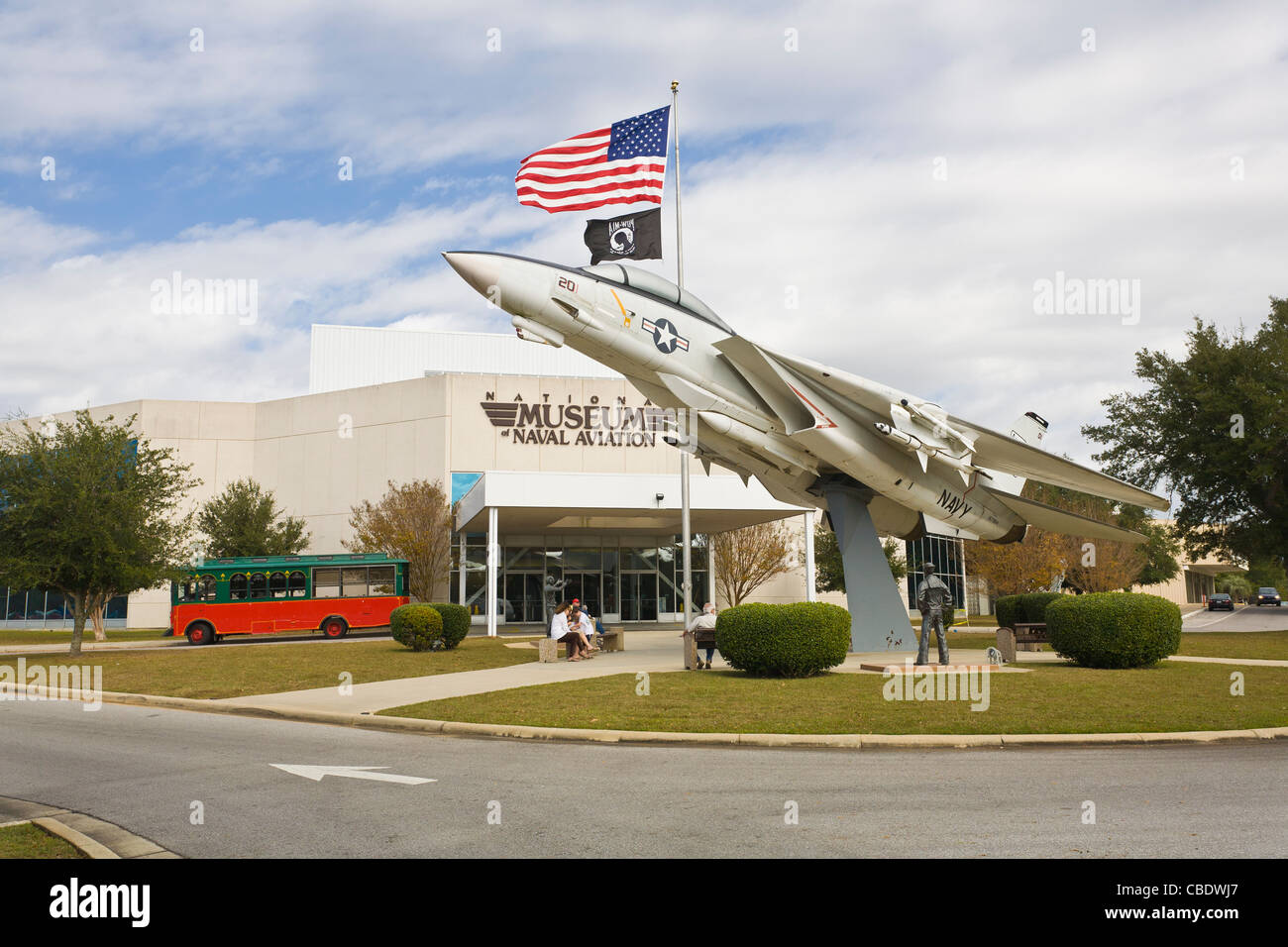 Entrance to National Naval Aviation Museum in Pensacola Florida Stock Photo