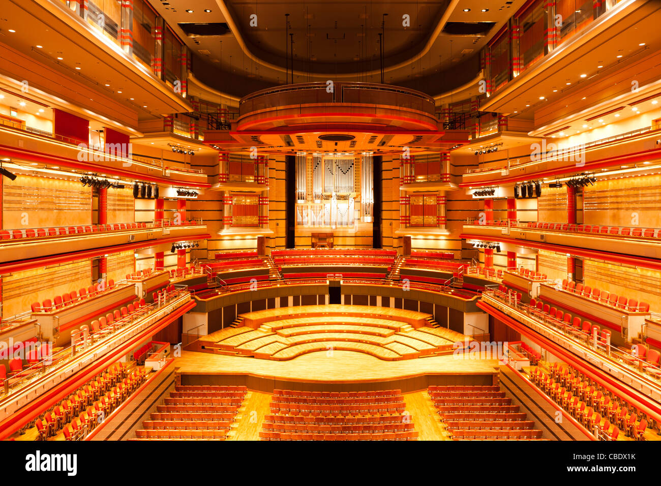 Symphony Hall Auditorium Centenary Square Birmingham City Centre 
