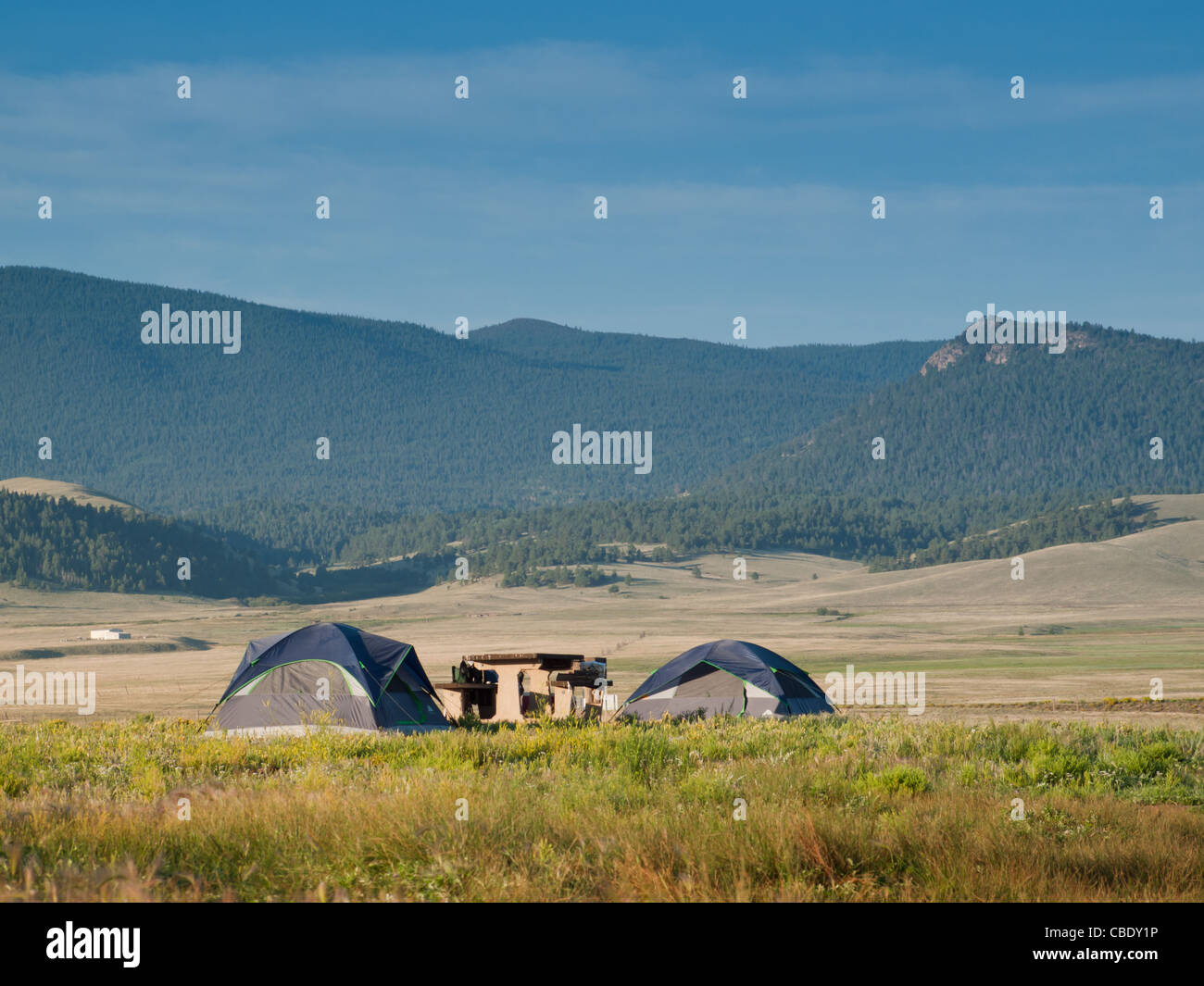 Camping at Eleven Mile Reservoir, Colorado Stock Photo - Alamy
