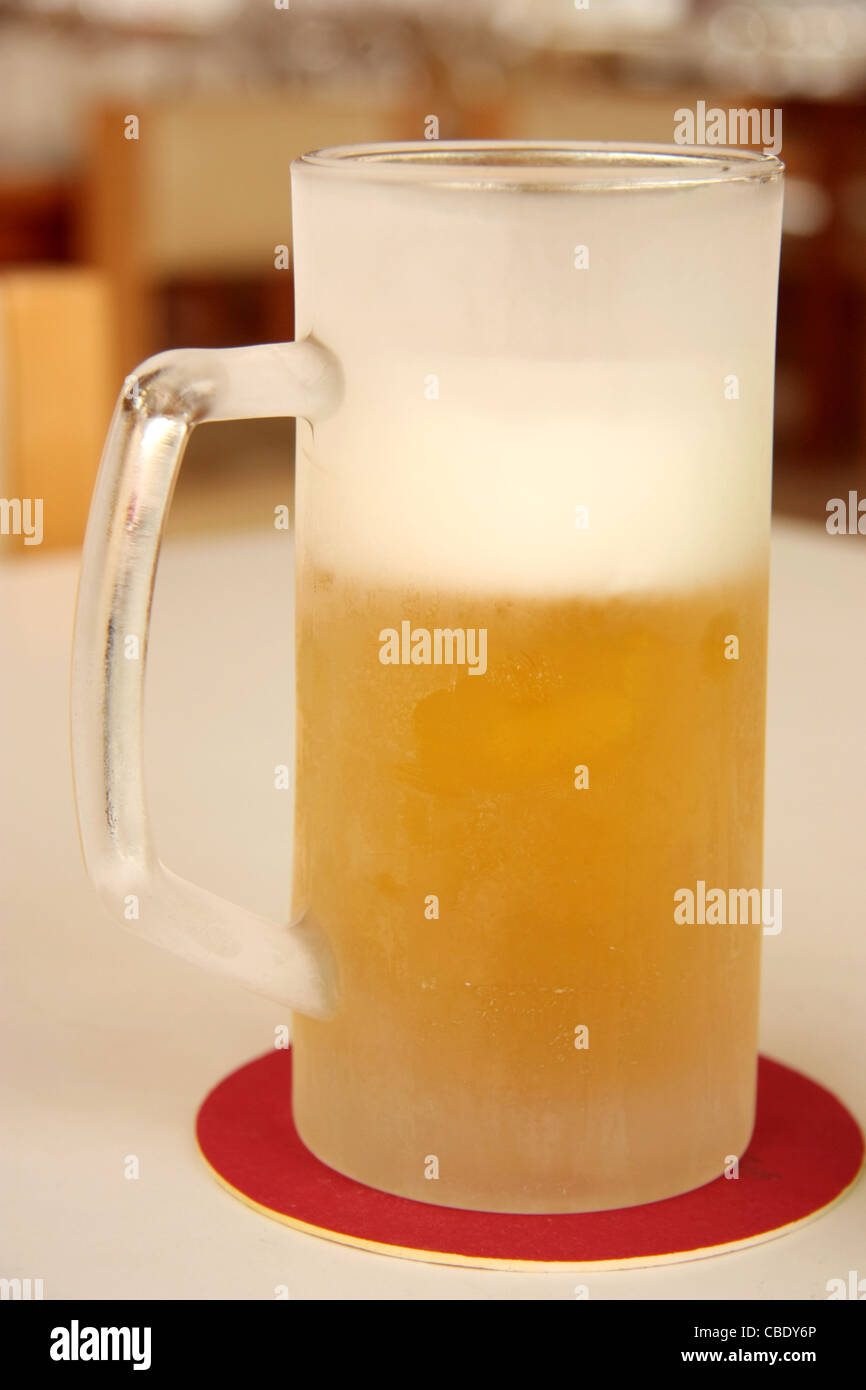 A jug of beer Stock Photo