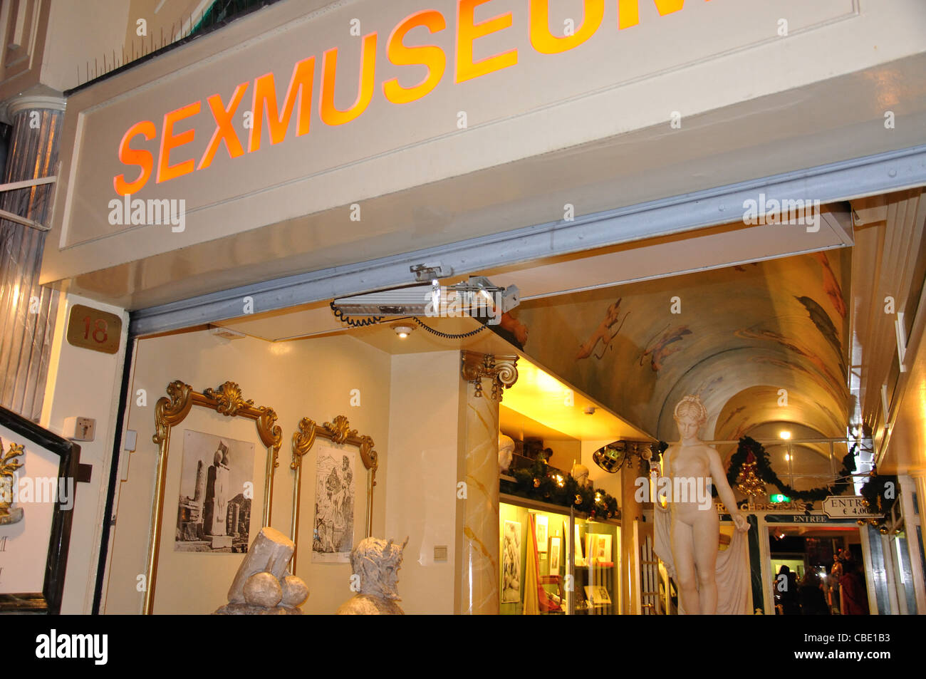 Entrance to Sex Museum, Damrak, Amsterdam, Noord-Holland, Kingdom of the  Netherlands Stock Photo - Alamy