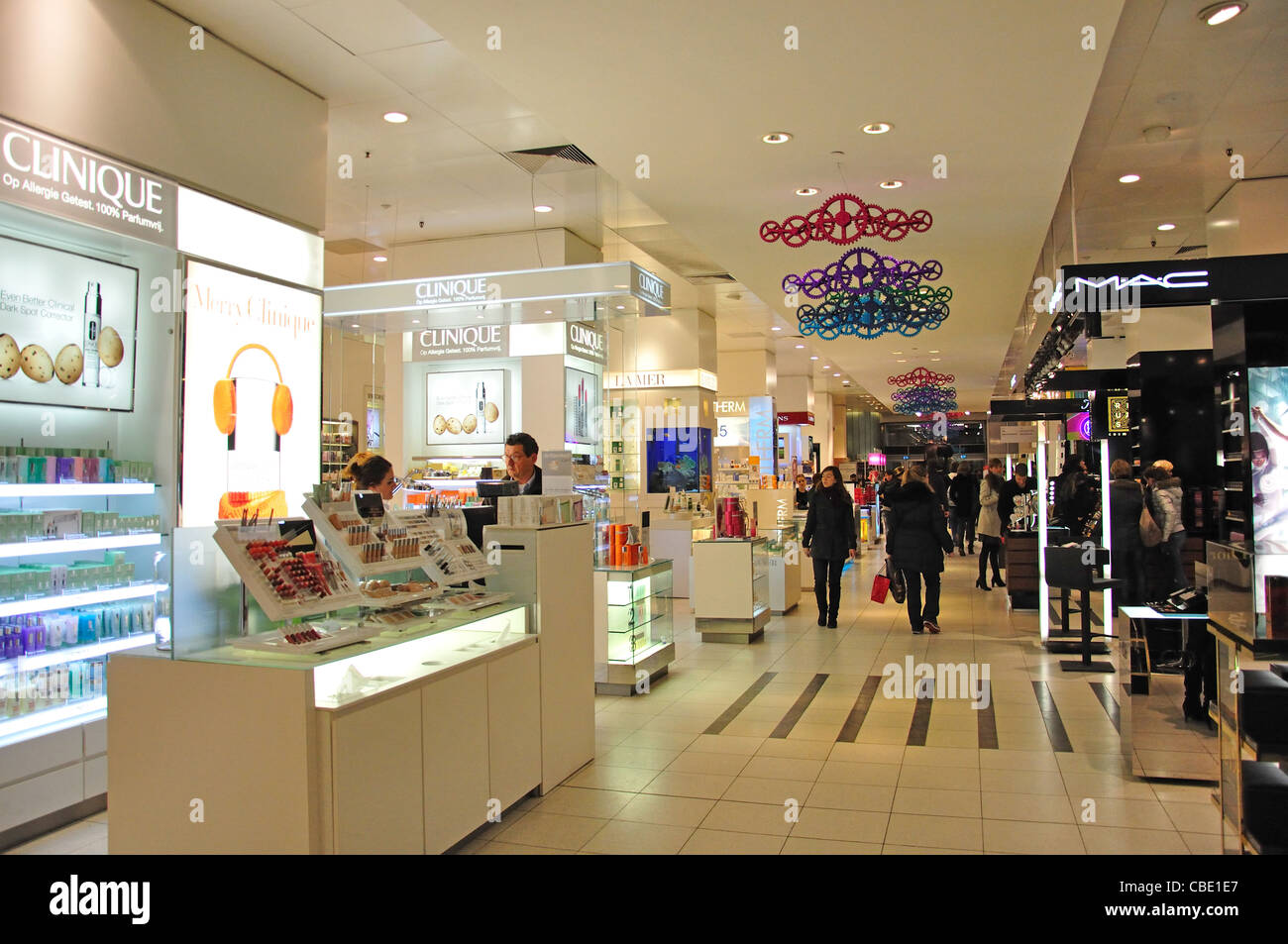 Interior of De Bijenkorf department store, Damrak, Amsterdam, Noord-Holland,  Kingdom of the Netherlands Stock Photo - Alamy