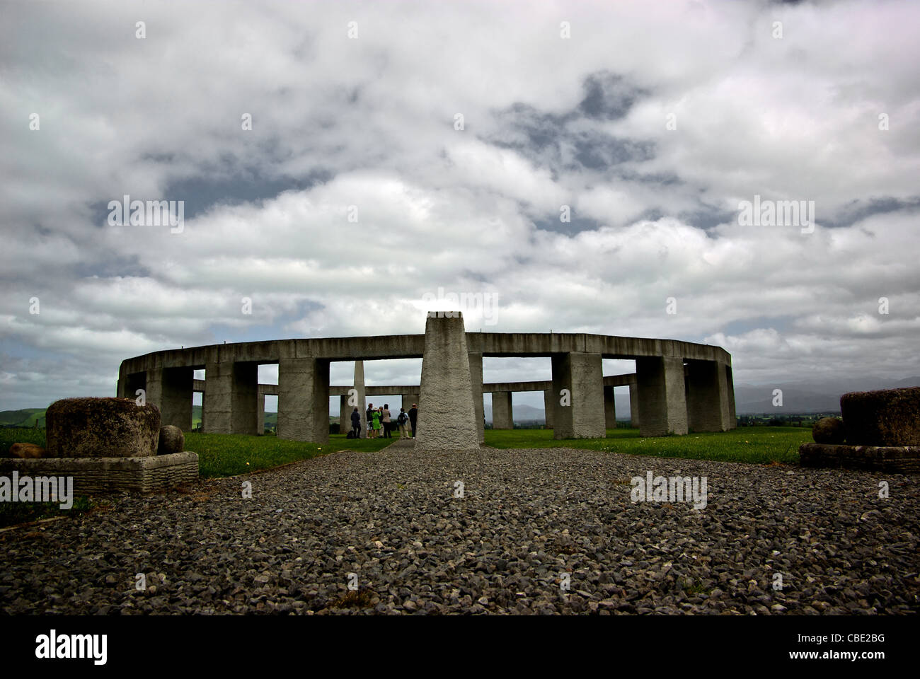 Stonehenge Aotearoa Carterton Wairarapa region New Zealand Stock Photo