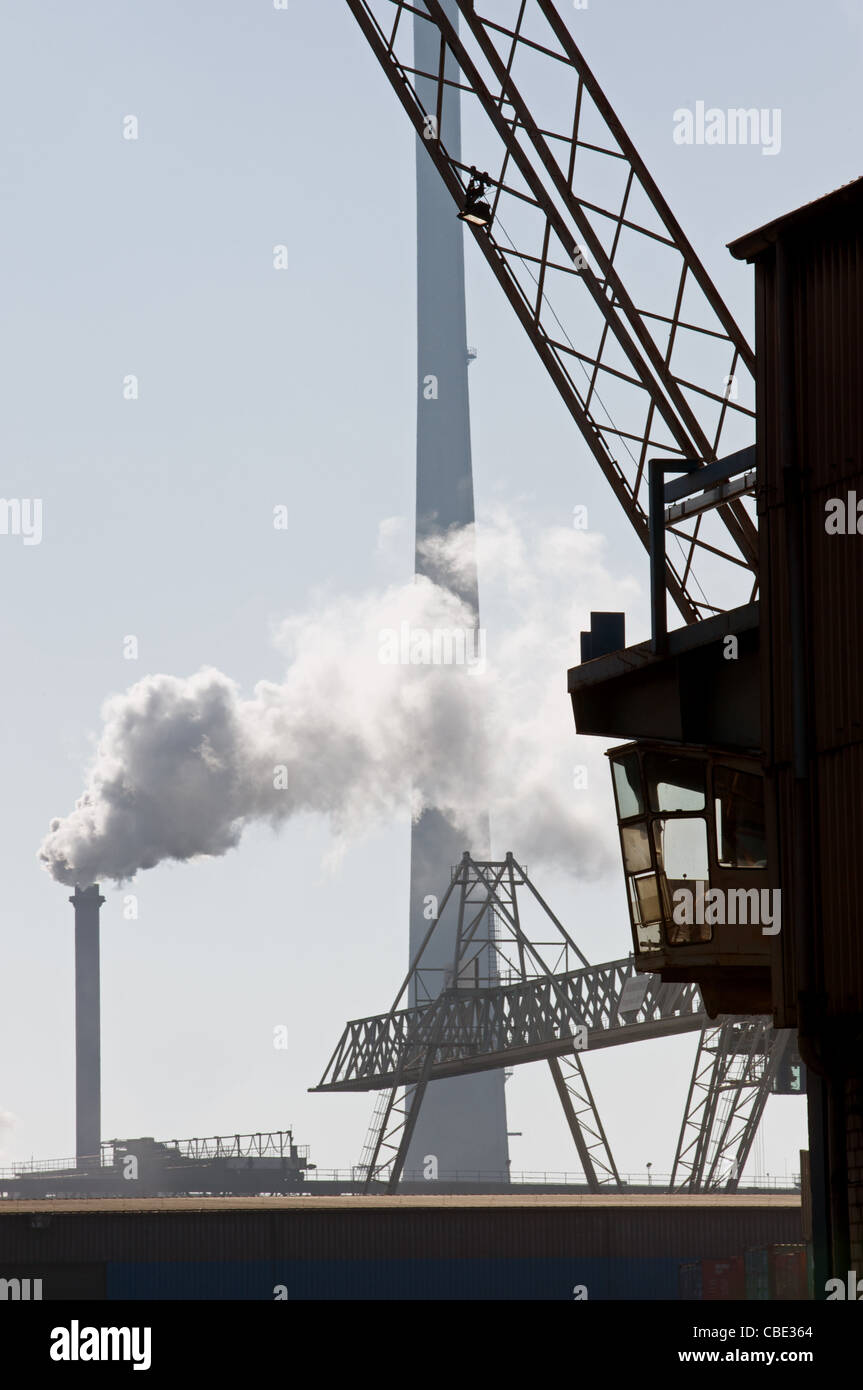 Heavy industry, Duisburg, North Rhine-Westphalia, Germany. Stock Photo