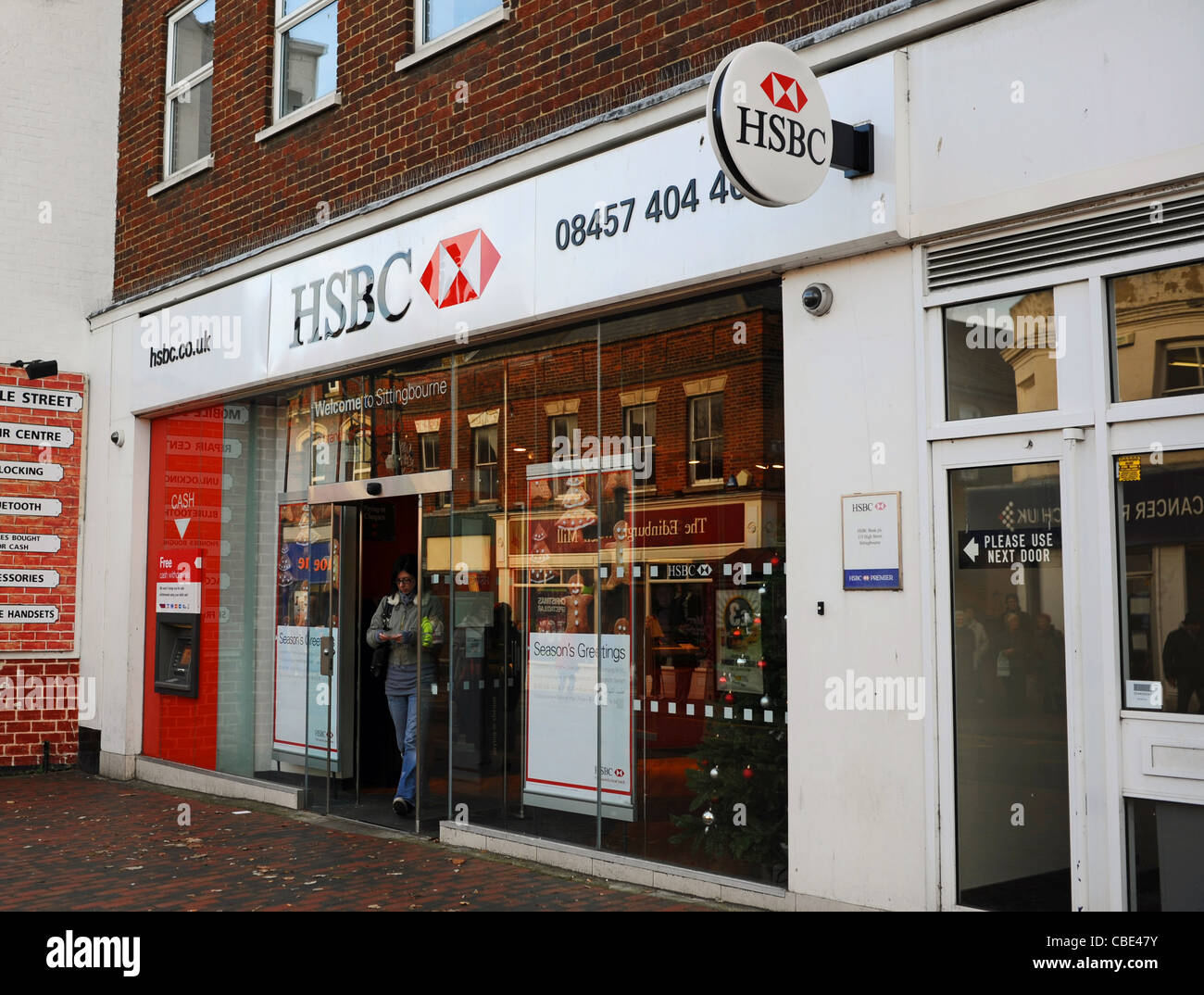 HSBC branch bank in Sittingbourne High Street Kent UK 2011 Stock Photo ...
