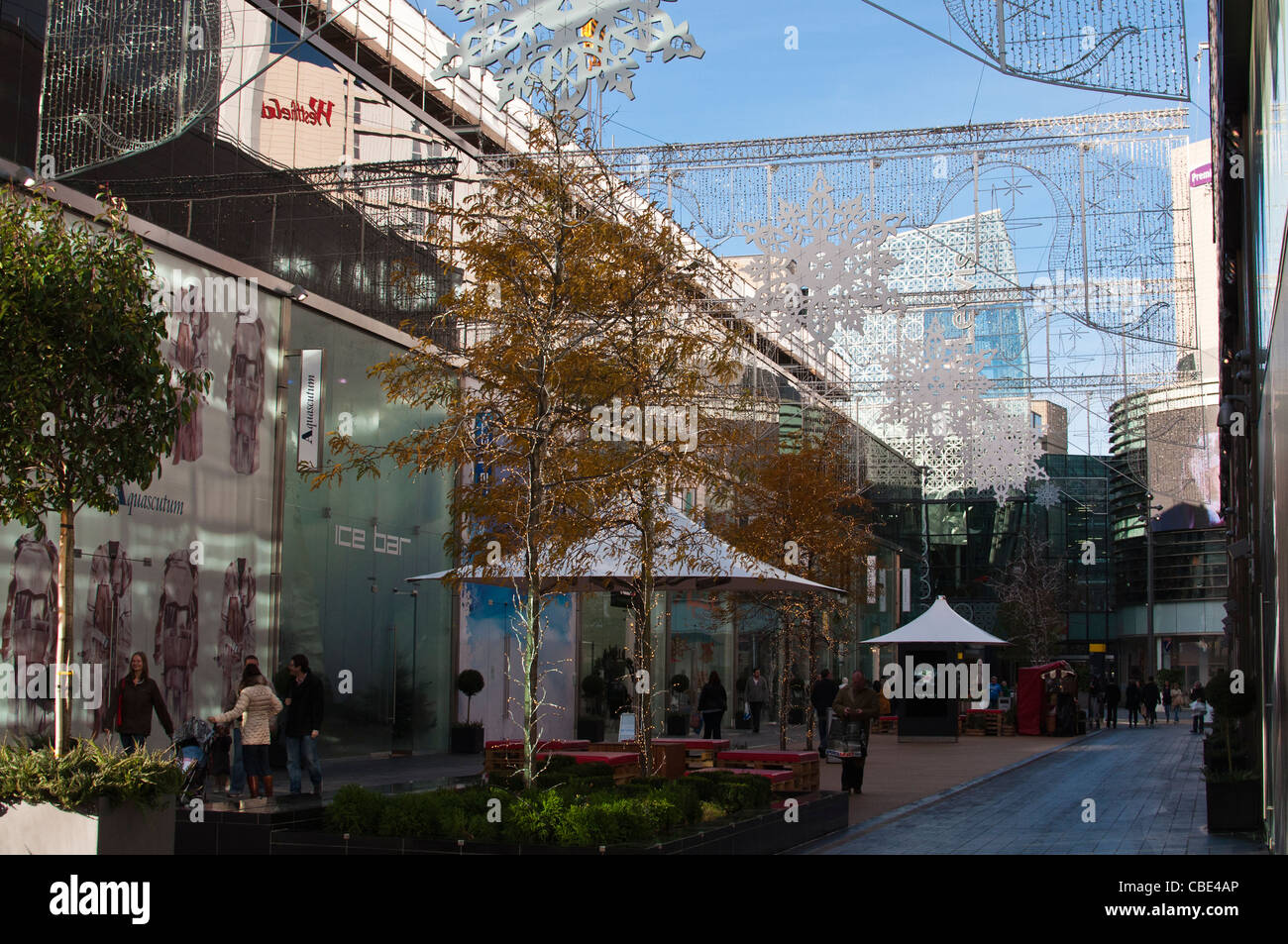 Westfield Shopping Centre Stratford East London Christmas Decorations