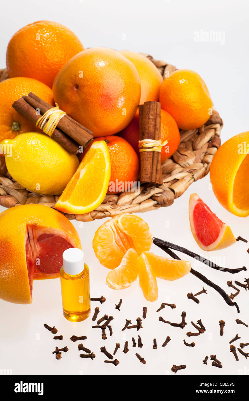 Oil mixture of essential oils for Aromatherapeutic use Stock Photo Alamy