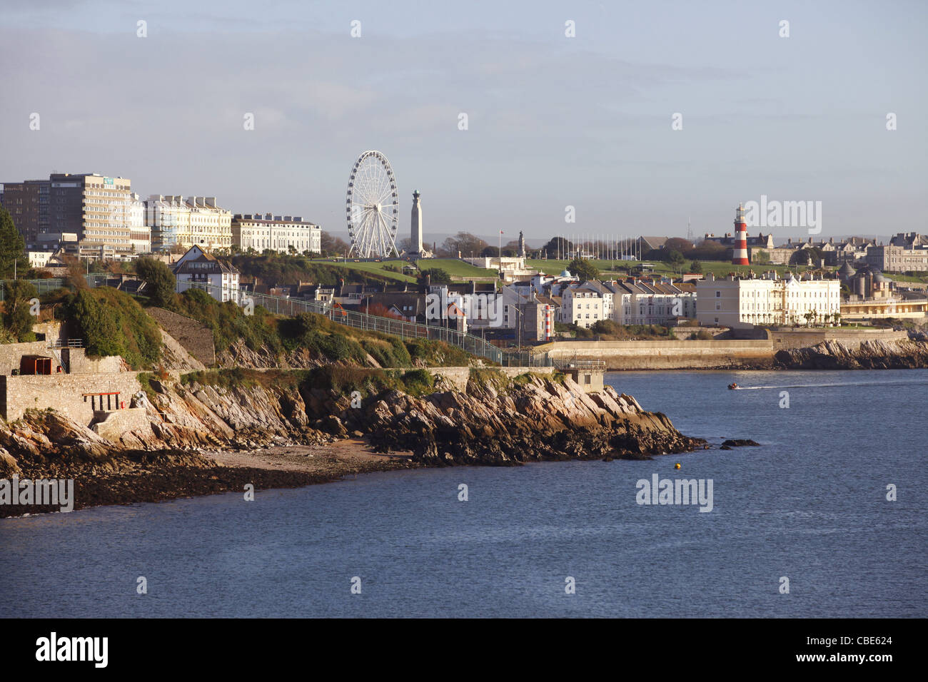 Plymouth Hoe in Devon UK Stock Photo Alamy