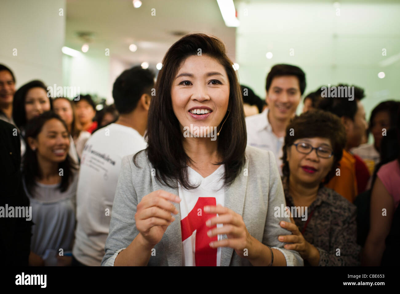 Yingluck shinawatra smile hi-res stock photography and images - Alamy
