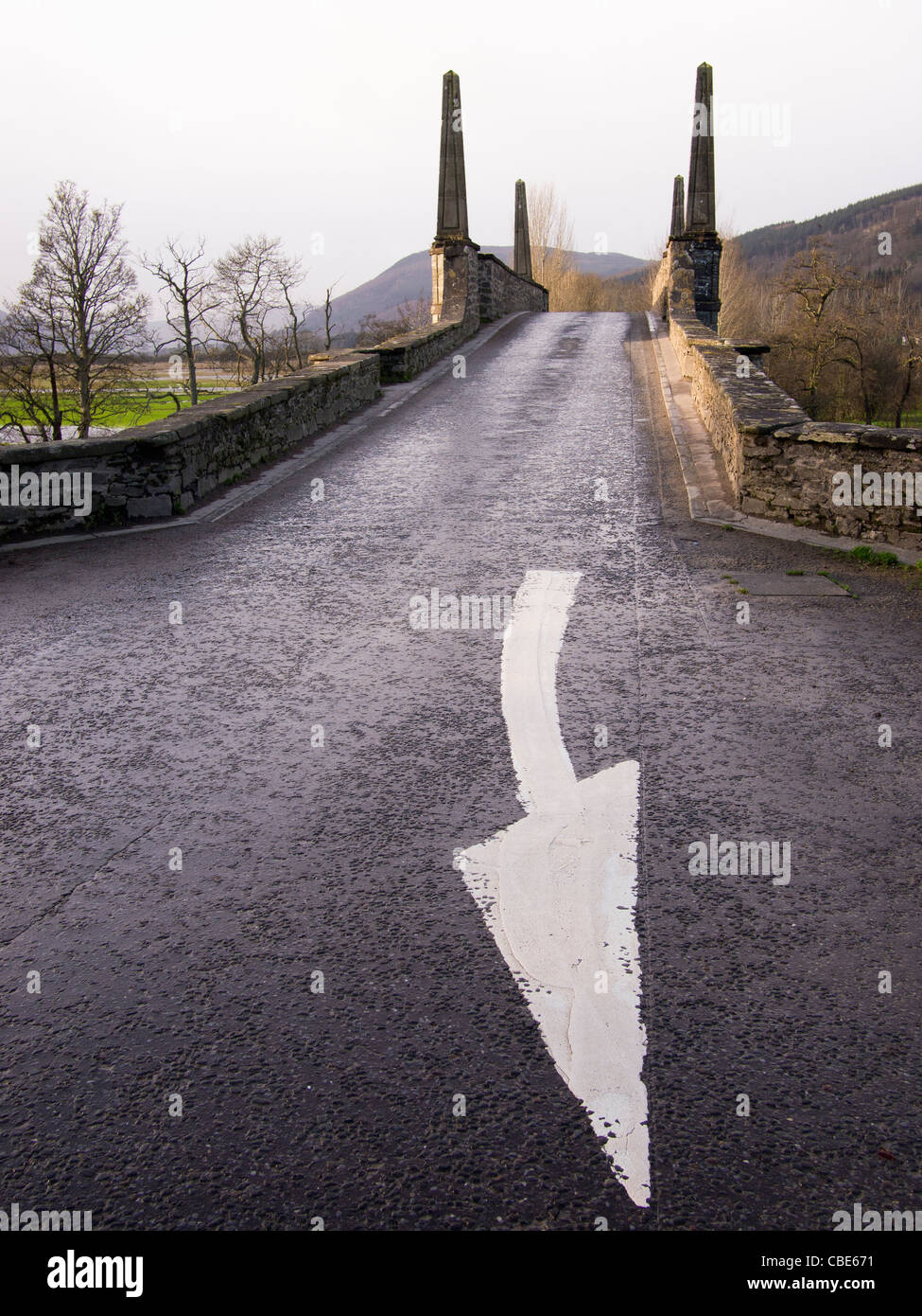 General Wade's Bridge, Aberfeldy, Scotland Stock Photo