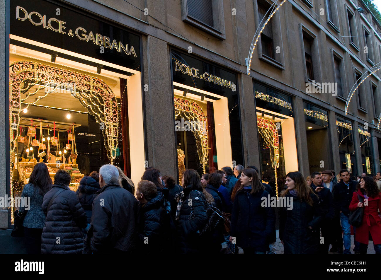 Dolce & Gabbana at Milan Via Montenapoleone 4, Milan