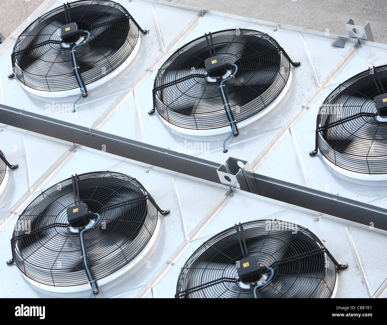 Electric cooling fans Stock Photo Alamy