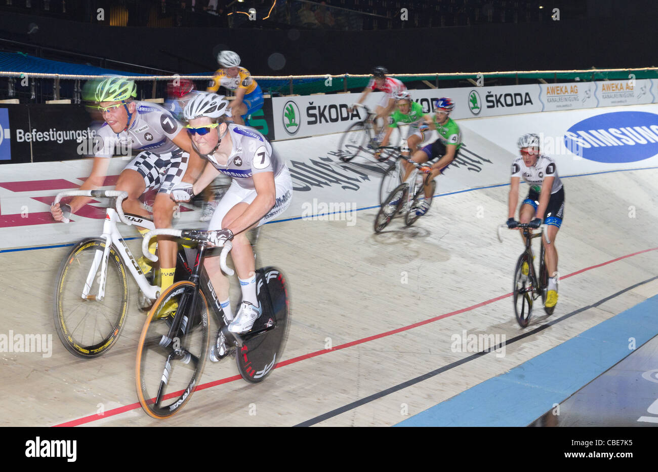 Indoor sales bike track