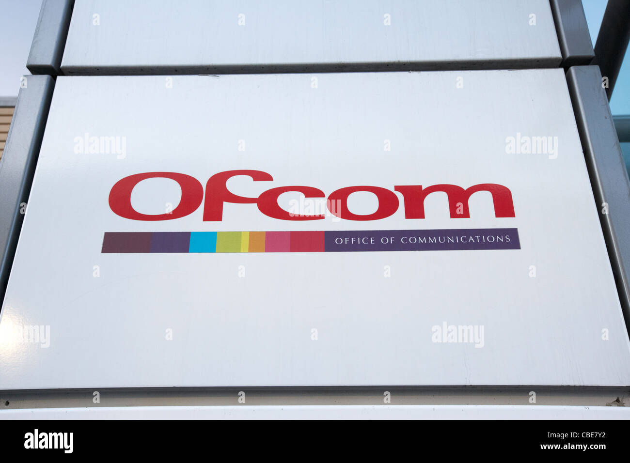 ofcom headquarters logo London England Uk United Kingdom Stock Photo